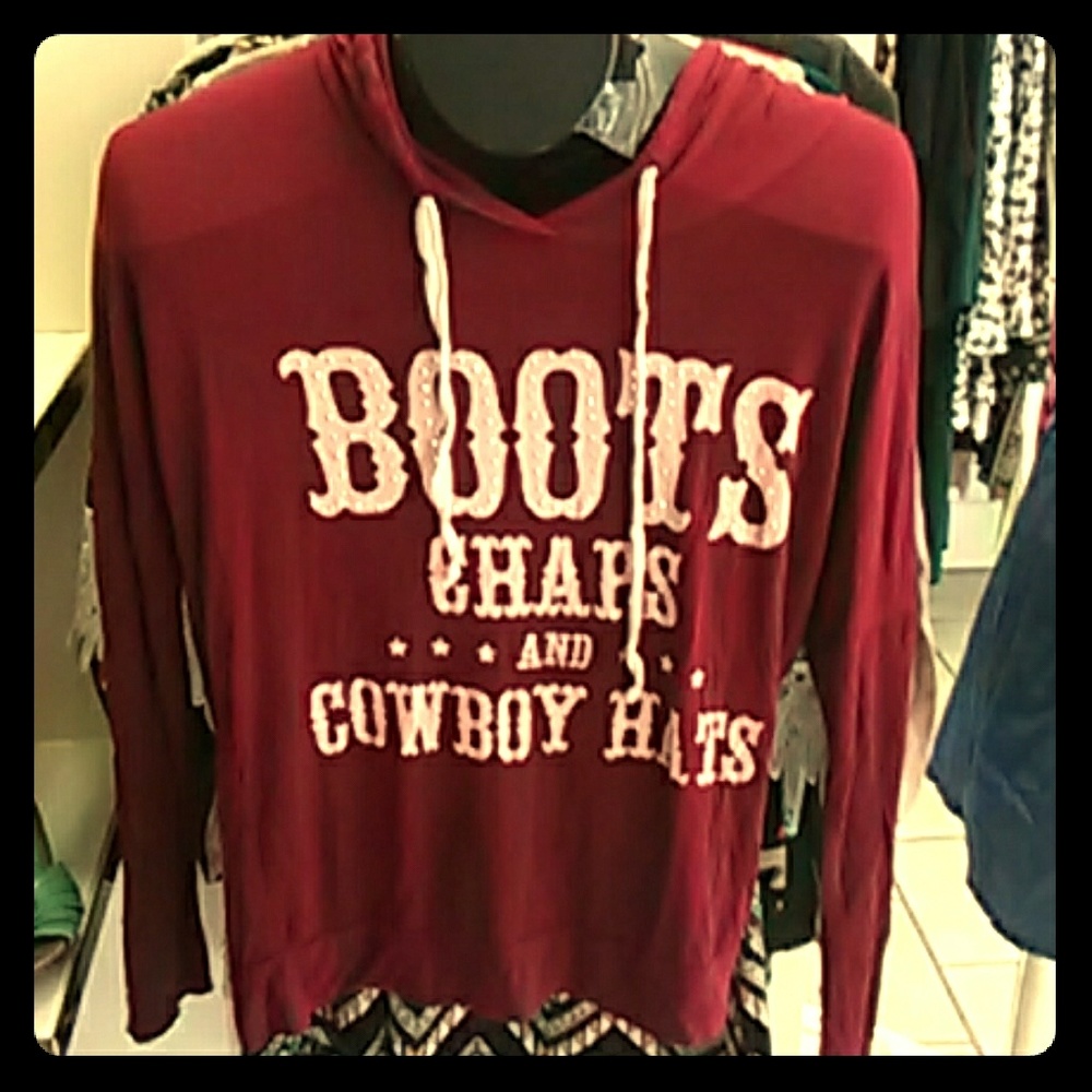 Boots Chaps and Cowboy Hats Hoodie